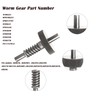 9706529 W11086780 9709231 WP9709231 Worm Gear Replace Parts with 9703680