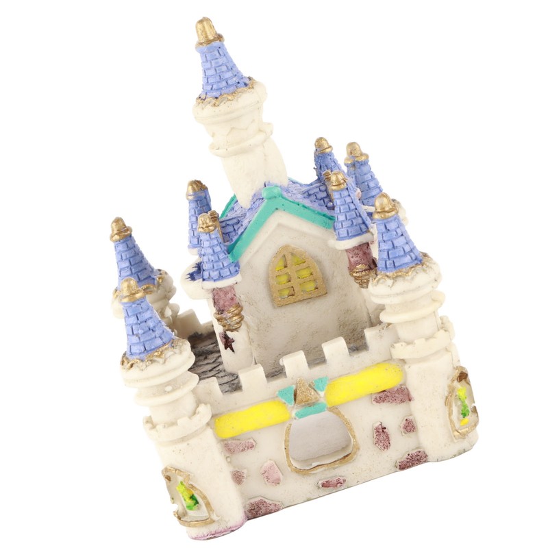 Aquarium Resin Castle Decoration High Simulation Fish Tank Roman Castle