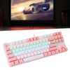 Keyboard Mechanical Gaming 87 Key Mixed Light Computer Supplies for