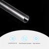 sourcing map Plastic Pipe Rigid Polycarbonate Round Tube Clear 0.4"(10mm)