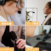 DFsucces Microphone Sponge 10-piece Set Headset Intercom Microphone Windscreen Noise