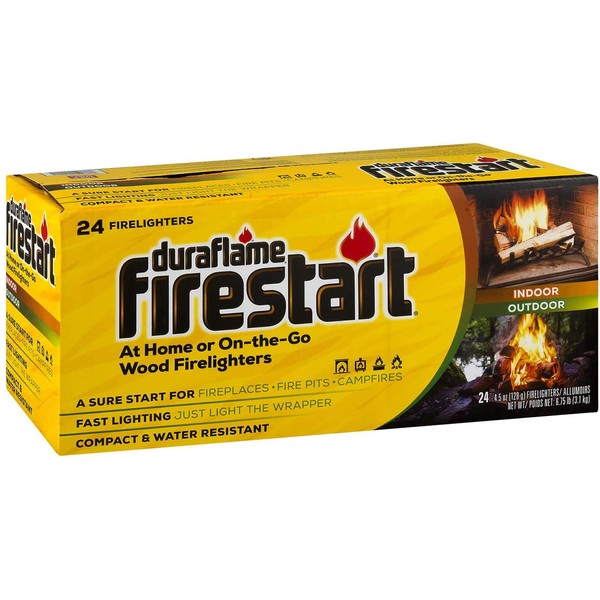 duraflame Firestart Indoor/Outdoor Firelighters, 24 pack