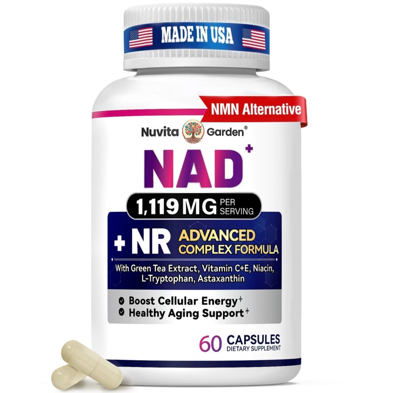 NAD Supplement 60 Capsules for Women & Men, NAD Supplement