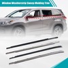 Priprilod Window Weatherstrip Sweep Molding Trim Chrome Compatible with Toyota