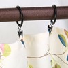 Acooruiteng Curtain Rings with Clips Curtain Clips Metal Decorative Curtain