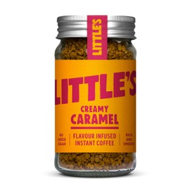 Little’s Flavored Instant Coffee –Caramel Instant Coffee, No Added Sugar, Freeze-Dried Coffee Instant Flavored Coffee 1.76 Ounces, 14 servings Per Jar