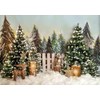 Haosphoto Christmas Backdrop for Photography 7X5FT Heavy Snow Backdrops Winter