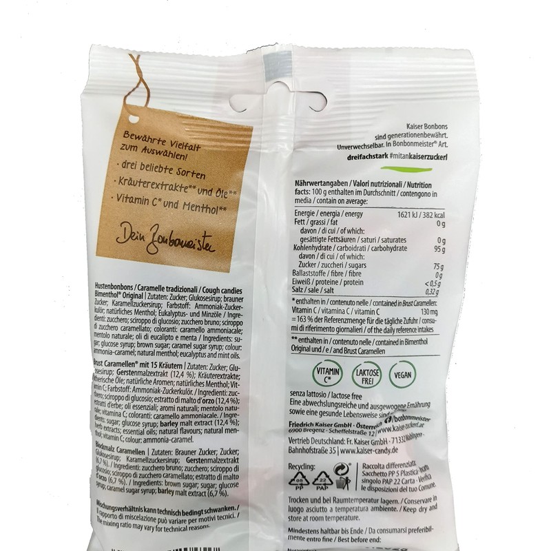 Kaiser Cough Drop Mix Triple Strength 100 g