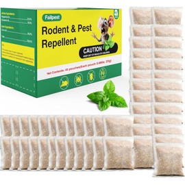 30PCS Rodent Deterrent Pouches, Plant-Based Formula, Ideal for Home and Garden