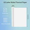 JADENS US Letter Size 8.5''×11'' Quick-Dry Folded Thermal Paper, 200