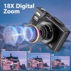 Bewinner Retro 64MP Digital Camera, Vintage 4K UHD Vlogging Camera