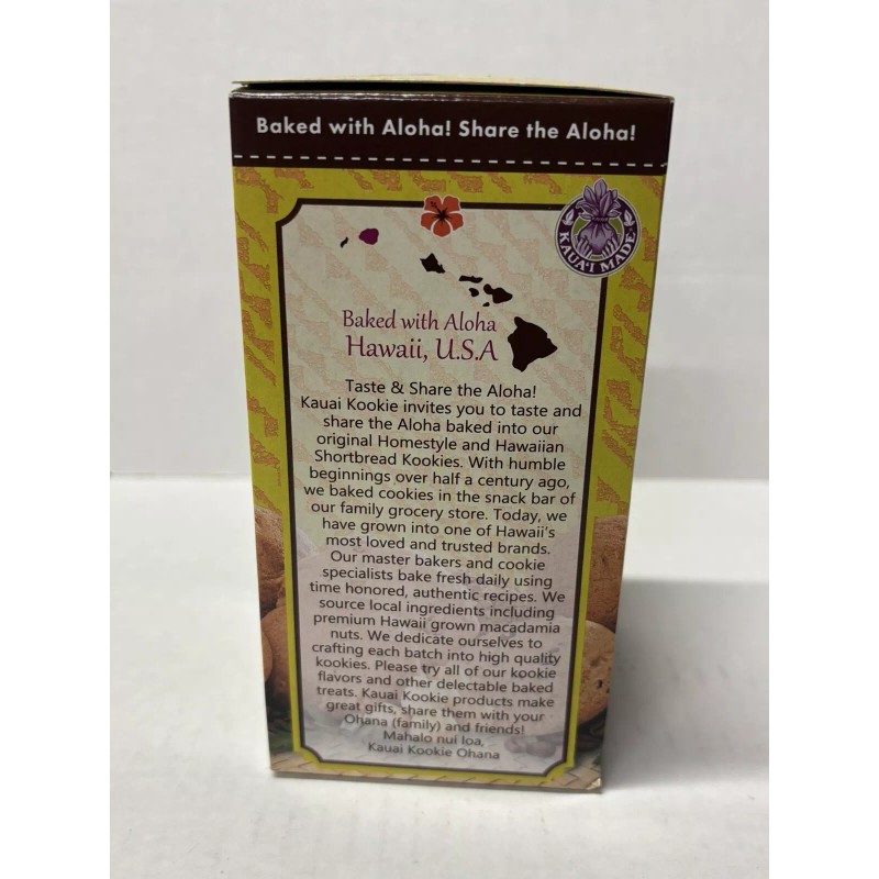 Kaui Kookie Kauai Kookie Homestyle Cornflake Krunch Shortbread 4.5oz Box