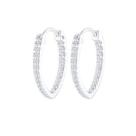 Elli Women's 925 Sterling Silver Zircon Earrings