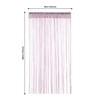 Glitter String Curtain Panel 200x90cm – Sparkling Tassel Fly Screen,