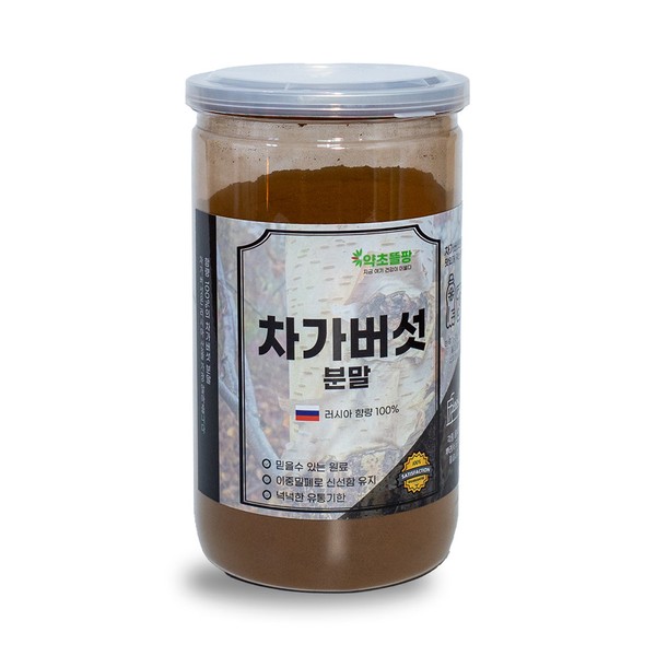 Chaga mushroom powder, reliable ingredient, latest product 170g / 차가버섯 분말 가루 믿을수있는 재료 최신제품 170g