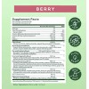 Suplemento en polvo Bloom Greens & superfoods carbohidratos sabor berry