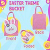 14Pcs Easter Party Favors, Reusable Gift Bags with Handles &