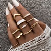 Gold Rings for Women Stackable Rings Set Boho Heart Butterfly