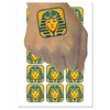 Ancient Egyptian Pharaoh with Crown Temporary Tattoo Water Resistant Fake