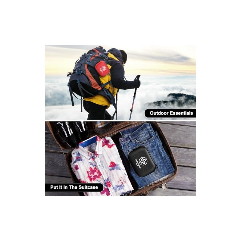 150-Piece Mini Waterproof First Aid Kit for Emergencies