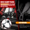 Electrical Connector Pliers Fuel Line Pliers 6Pcs,Hose Remover,Flat Hose Clamp,