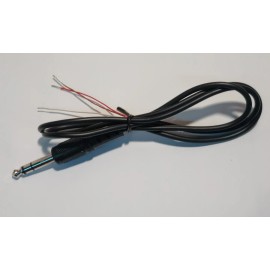 Ham Supply NEW 1/4 Inch Stereo 3 Wire Morse Code Keyer / Paddle / Straight Key Cable, 3 Ft.