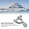12mm Stainless Steel Twist Shackle with Screw Pin High Breaking