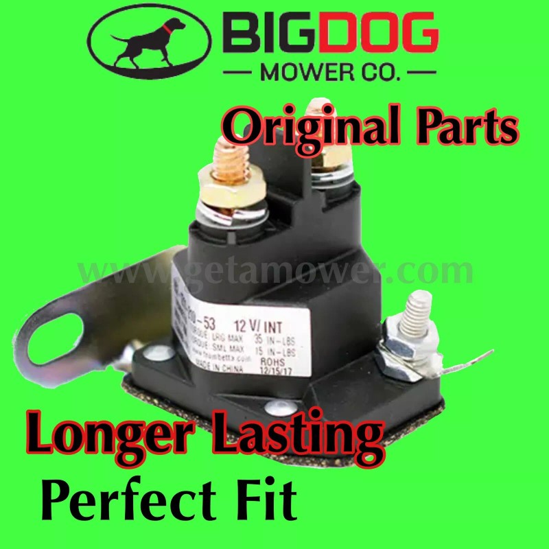 Big Dog Alpha Series Starter Solenoid 030817 OEM Replacement.