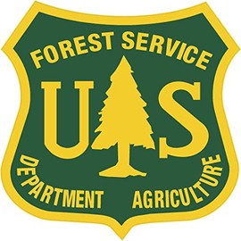 5" Green Us Forest Service Shield Sticker