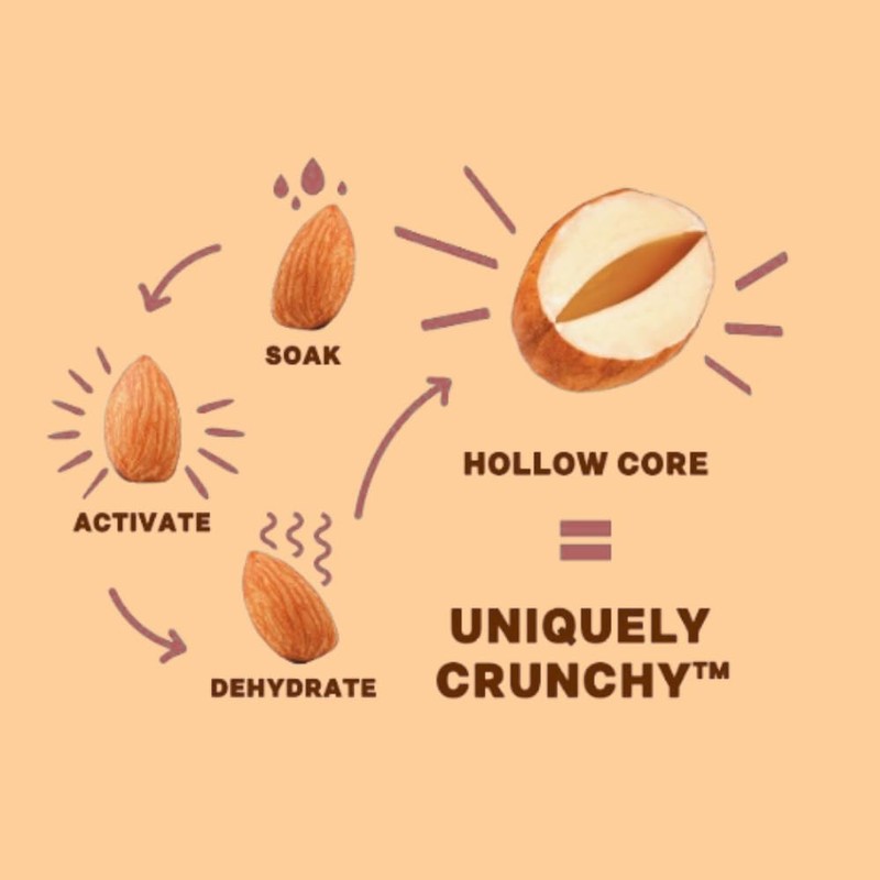Daily Crunch Sprouted Almonds and Dehydrated nuts for a Unique