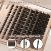 Himirell Lash Clusters Kit Fluffy Volume Eyelash Extension Kit 140Pcs