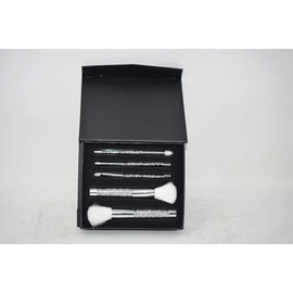 Glass Sparkle Ornament Bling Crushed Diamond Gift | Make up Brushes Eye shadow Blusher Face Powder Foundation Makeup Brush | Crushed Diamond Display | Gift Present Home Decoration