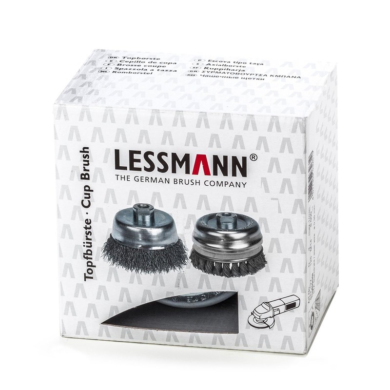 Lessman Cup Brush D80 X M14 X .35 Wire