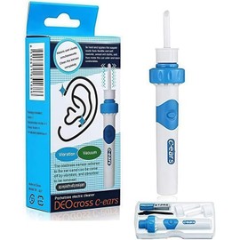 Electric Ear Wax Removal Kit, Automatic Vacuum Ear Wax Removal Kit for All Ages, Smart Ear Wax Removal Tool, Removes Ear Wax Quickly and Easily, Plus Cleaning Brush