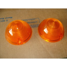 glo-brite A pair of 1955-1956-1957  Chevy pickup amber parking light lenses