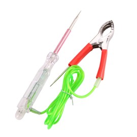 YUPVM Automotive LED Circuit Tester 6-24V Test Light with Dual Probes 47 Inch Antifreeze Wire Alligator Clip for Testing