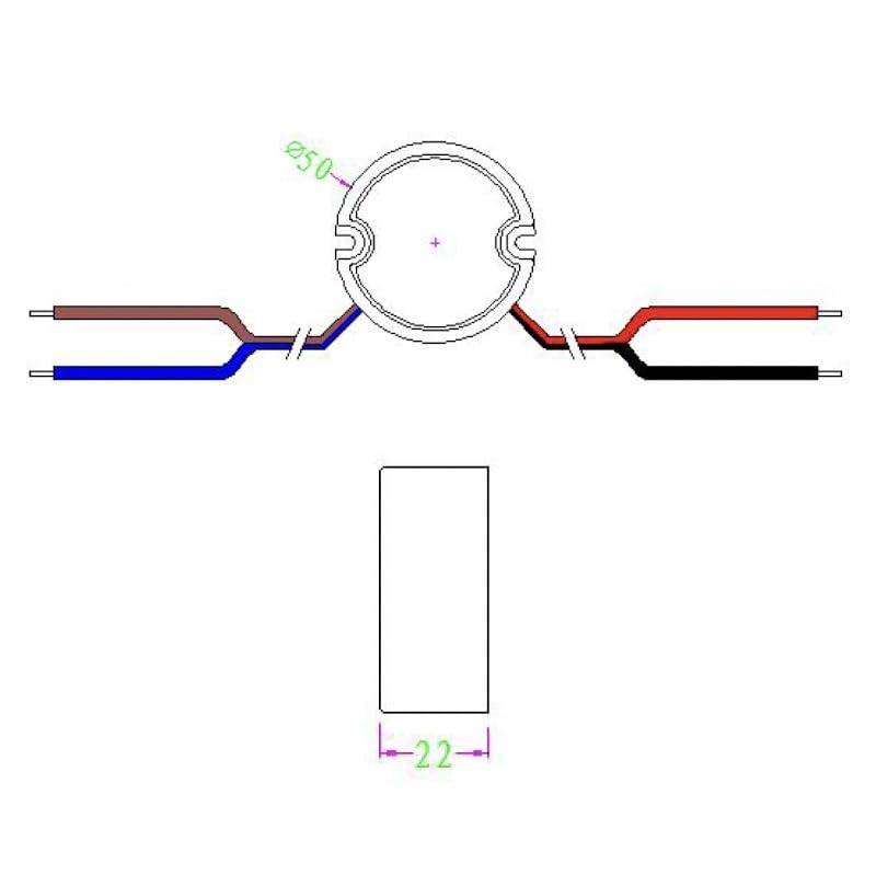 LED Socket Recessed Transformer 12 V 30 W 2.5 A