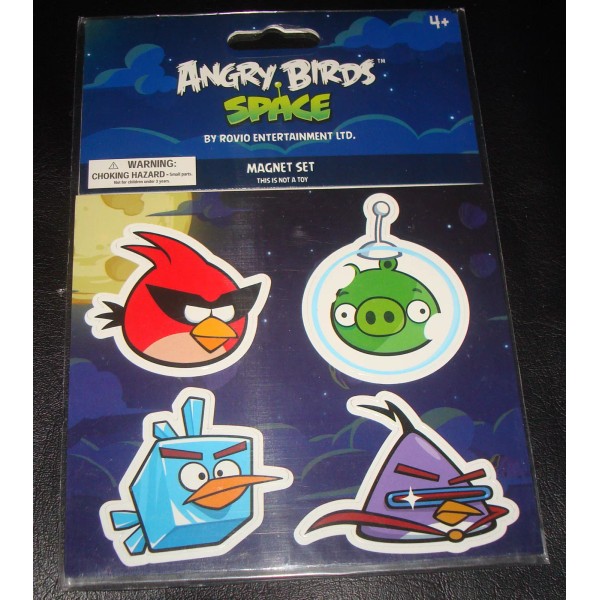 Angry Birds Space - Magnet Set - SUPER RED, Green