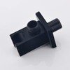 Wall Supply Elbow with Hand Shower Holder, Keymark Brass Square