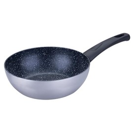 FACKELMANN Wokpfanne Essential Crisp Ø 20 cm aus recyceltem Aluminium mit keramischer Antihaft-Beschichtung – Perfekt für Nudeln, Gemüse & Reis