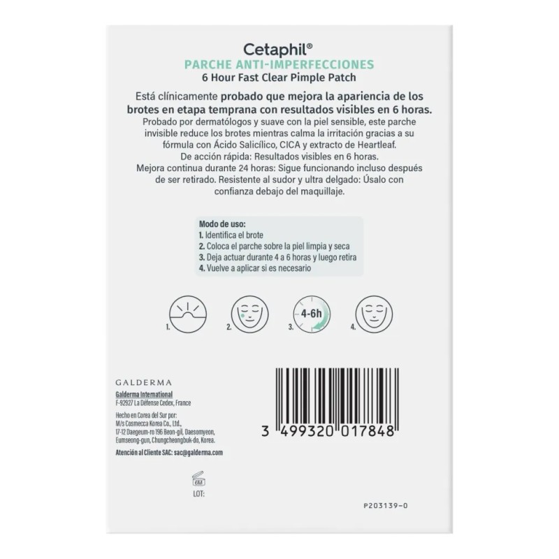 Cetaphil Parches Anti-imperfecciones 24 Piezas Sensible Día/noche