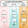 Garnier Skin Active Agua micelar desmaquillante con Agua de Rosas,
