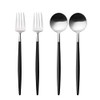 CUTIPOL GOA Black 4-Piece Dinner Set (2 Forks, 2 Spoons),