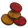 Mobestech 4pcs Car Reflectors Round Vehicle Reflectors for Improved Safety
