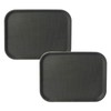 CURTA 2-Pack Restaurant Grade Non-Slip Trays, NSF, 16 Inch x