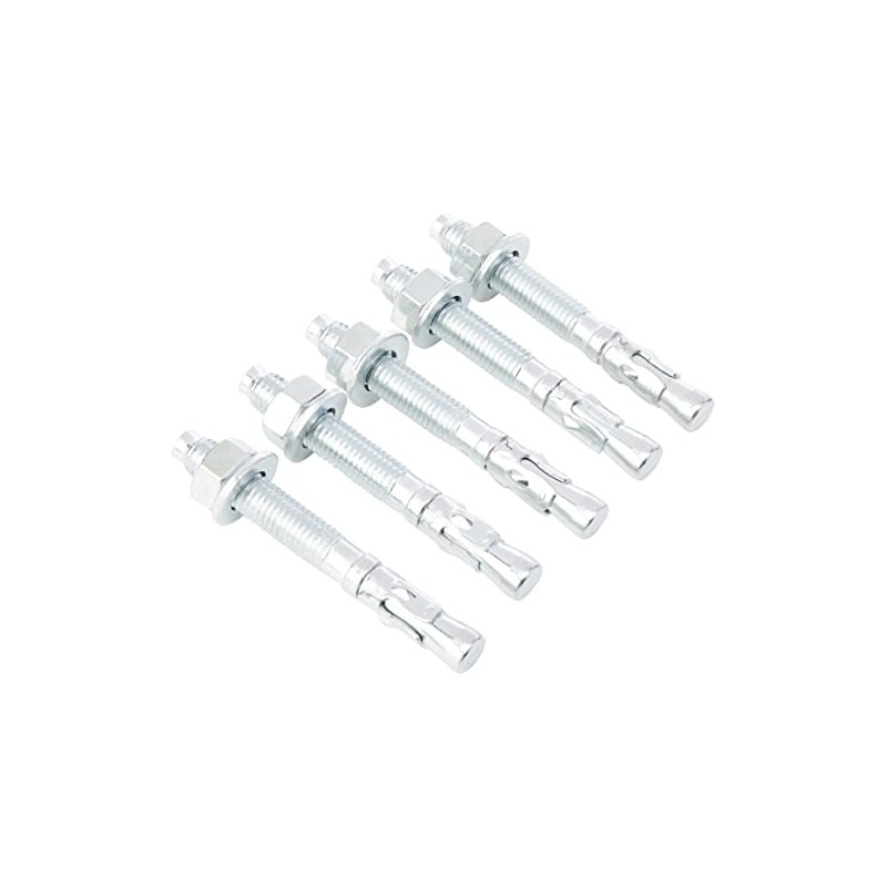 AHC K-ZYTB12100B5 M12 x 100 mm Through Bolts - Zinc