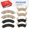 Front & Rear Brake Pads Sintered for Polaris RZR-Turbo-R RZR-PRO-R