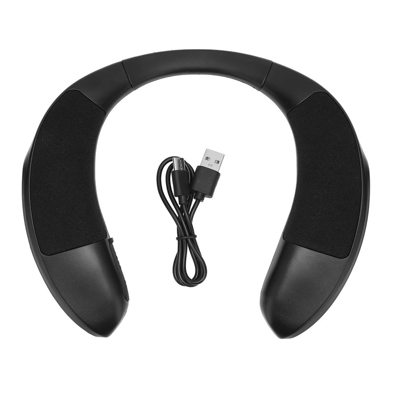Neckband Bluetooth Speaker, 3D Stereo Sound 12H Playtime Clear Calls
