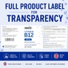 Vitamin B12 Methylcobalamin 1000mcg - 365 Vegan Tablets - SMUG
