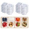10 Sets Snack Containers,Reusable Snack Containers with Lids,Snack Pack Containers